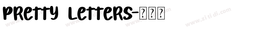 Pretty Letters字体转换